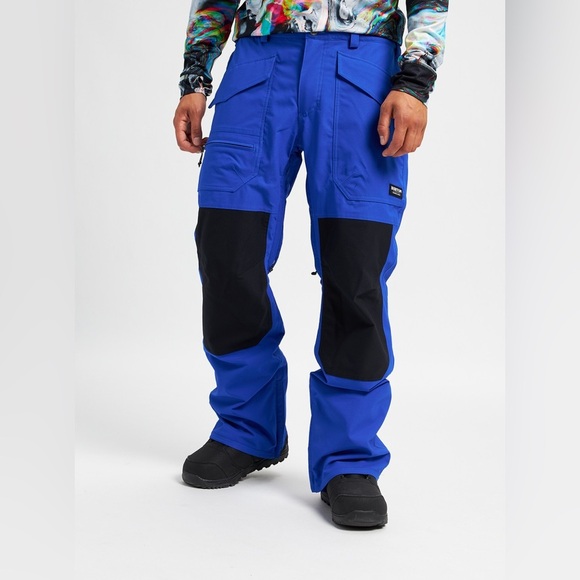 Burton Men’s Southside Pant Slim Fit Size Small In Cobalt Blue Snowboarding - Picture 1 of 12